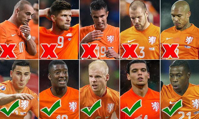 Belanda Gagal Tembus Piala Eropa 2016, Mereka yang Layak Masuk dan Keluar dari Timnas